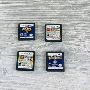 Nintendo DS Games, Lot of 4. Lego Friends,Indiana Jones, Zoo Tycoon DS,Rayman